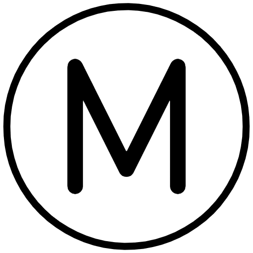Regional Indicator M Emoji from OpenMoji Set