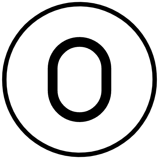 Regional Indicator O Element from OpenMoji Emoji Set
