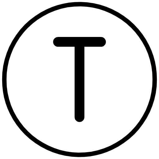 Regional Indicator T Emoji from OpenMoji Set