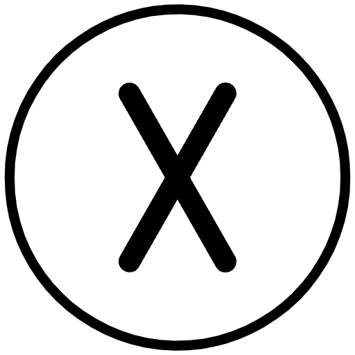 Regional Indicator X Emoji from OpenMoji Emoji Set