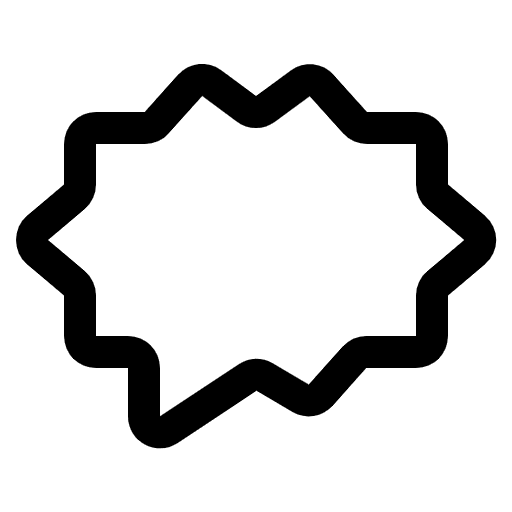 Right Anger Bubble High Contrast Emoji from Fluent Emoji High Contrast Set