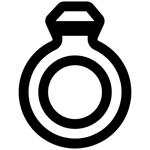 Ring High Contrast Emoji from Fluent Emoji High Contrast Set