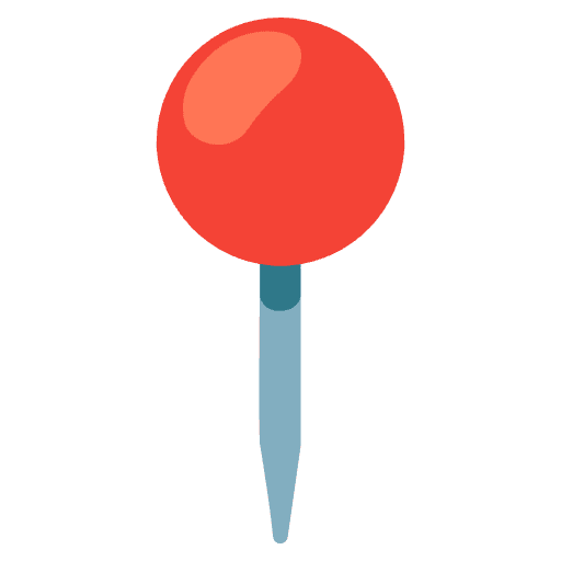 Round Pushpin Emoji from Noto Emojis Set