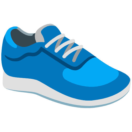 Running Shoe Emoji from Noto Emoji Set