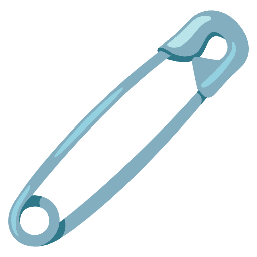 Safety Pin Emoji from Noto Emojis Set