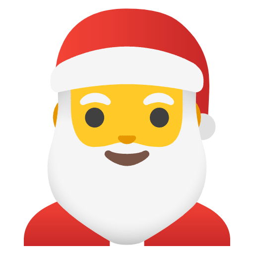 Santa Claus Element from Noto Emojis Set