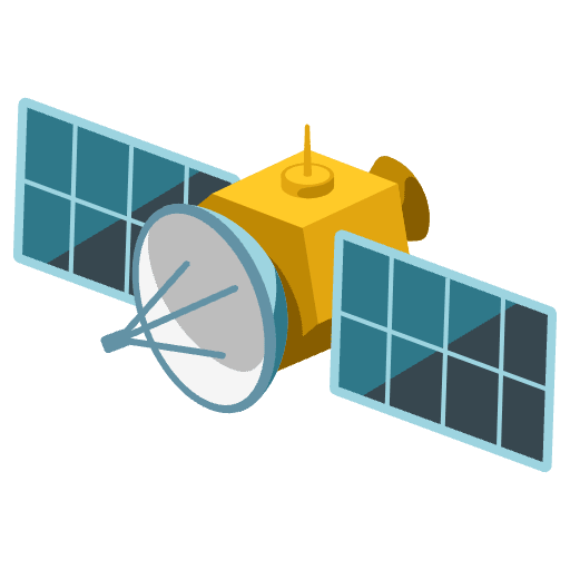 Satellite Emoji from Noto Emojis Set