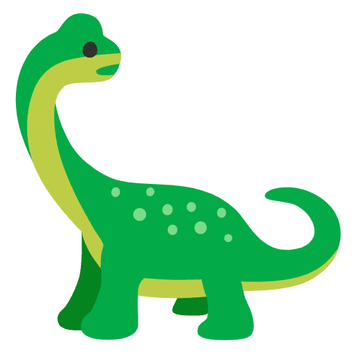 Sauropod Emoji from Noto Emojis Set