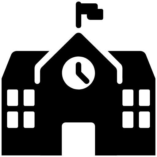 School High Contrast Emoji from Fluent Emoji High Contrast Set