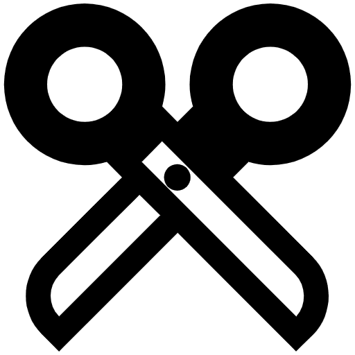 Scissors High Contrast Emoji from Fluent Emoji High Contrast Set