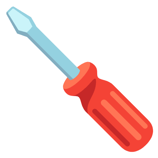 Screwdriver Emoji from Noto Emojis Set