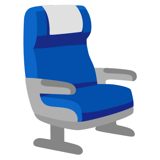 Seat Emoji from Noto Emoji Set