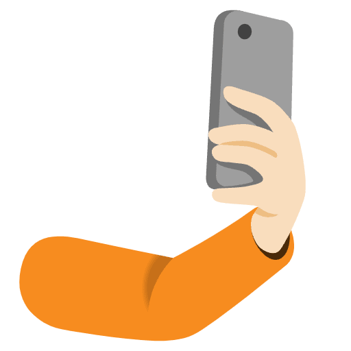 Selfie Light Skin Tone Element from Noto Emojis Set