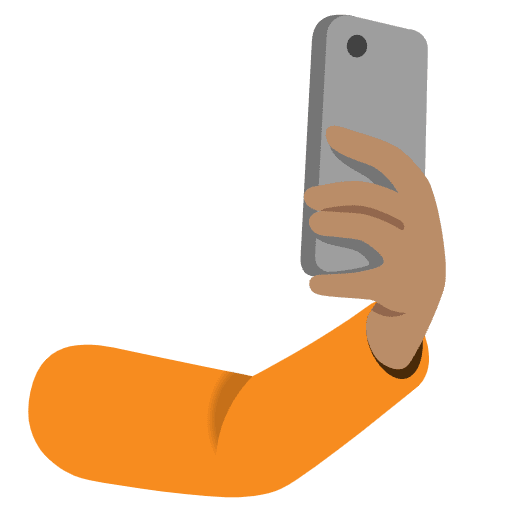 Selfie Medium Skin Tone Emoji from Noto Emojis Set