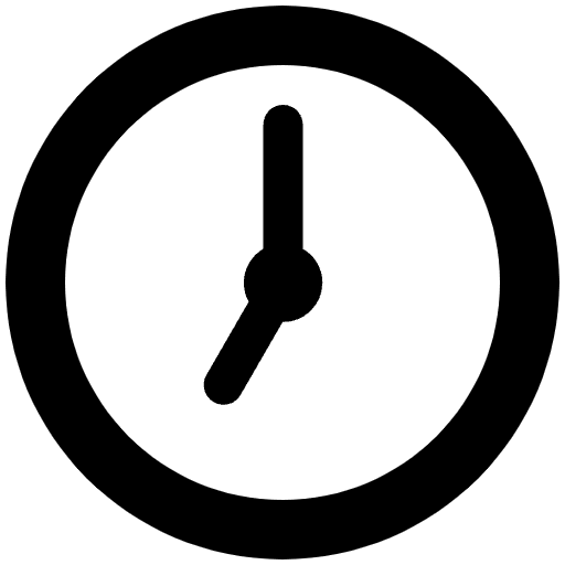 Seven Oclock High Contrast Element from Fluent Emoji High Contrast Set