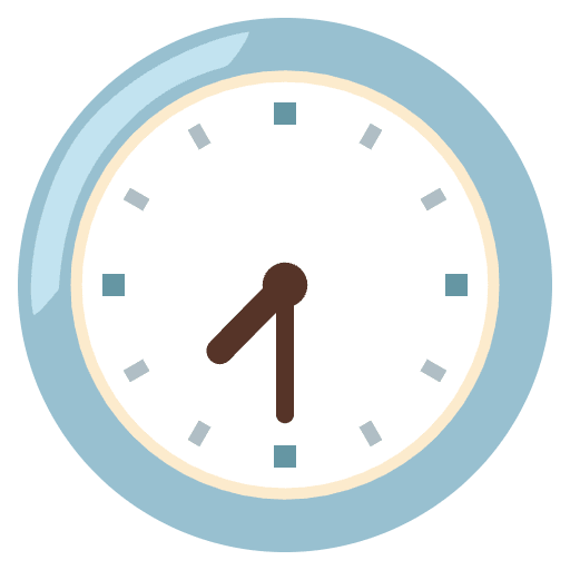 Seven Thirty Emoji from Noto Emojis Set