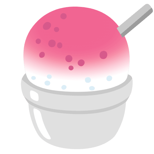 Shaved Ice Emoji from Noto Emojis Set