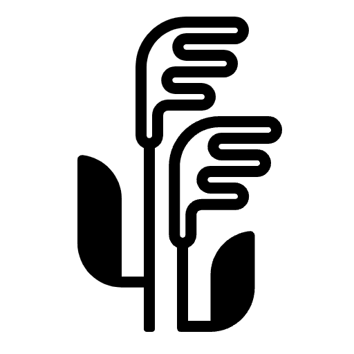 Sheaf Of Rice High Contrast Emoji from Fluent Emoji High Contrast Set