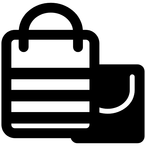 Shopping Bags High Contrast Emoji from Fluent Emoji High Contrast Set