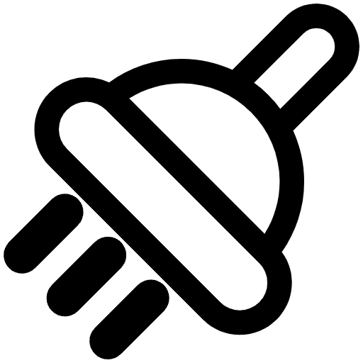 Shower High Contrast Emoji from Fluent Emoji High Contrast Set