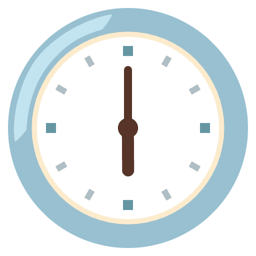 Six O’clock Emoji from Noto Emojis Set