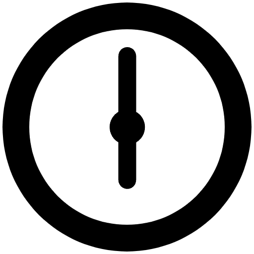 Six Oclock High Contrast Emoji from Fluent Emoji High Contrast Set