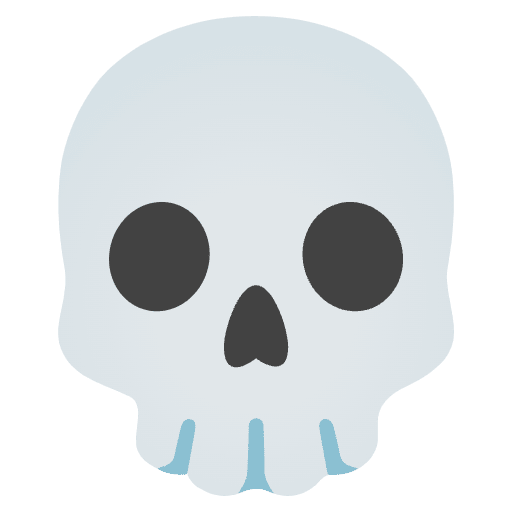 Skull Emoji from Noto Emoji Set