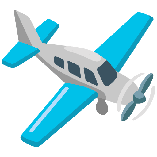 Small Airplane Emoji from Noto Emojis Set