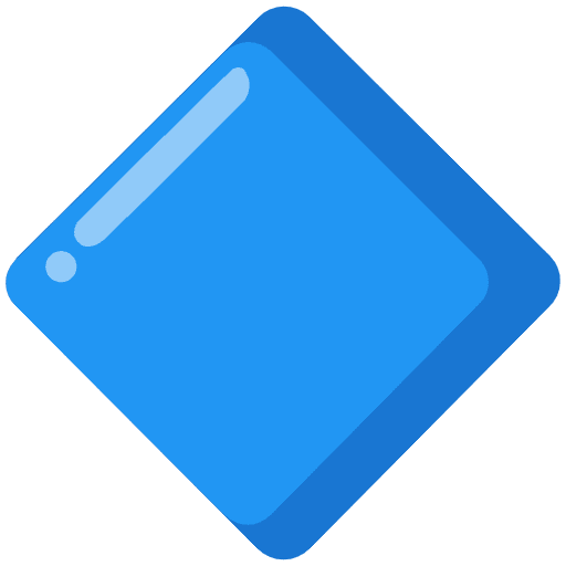Small Blue Diamond Emoji from Noto Emoji Set