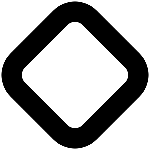 Small Orange Diamond High Contrast Element from Fluent Emoji High Contrast Set