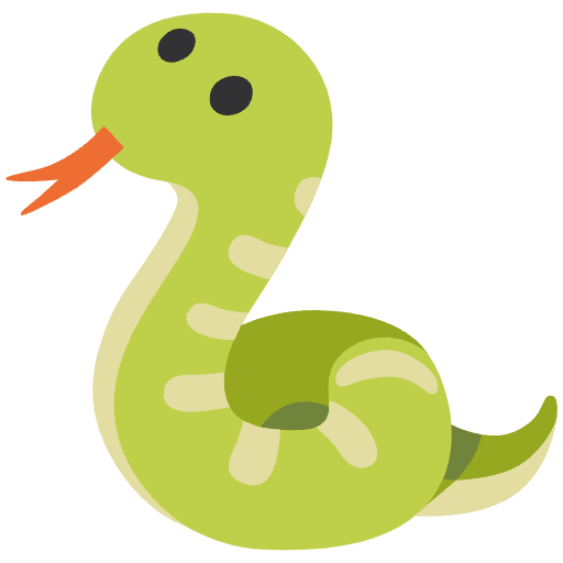 Snake Element from Noto Emojis Set