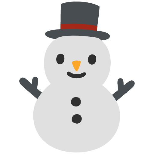 Snowman Without Snow Emoji from Noto Emojis Set
