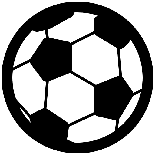 Soccer Ball High Contrast Emoji from Fluent Emoji High Contrast Set