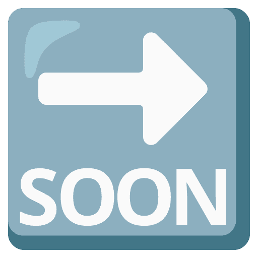 Soon Arrow Emoji from Noto Emojis Set