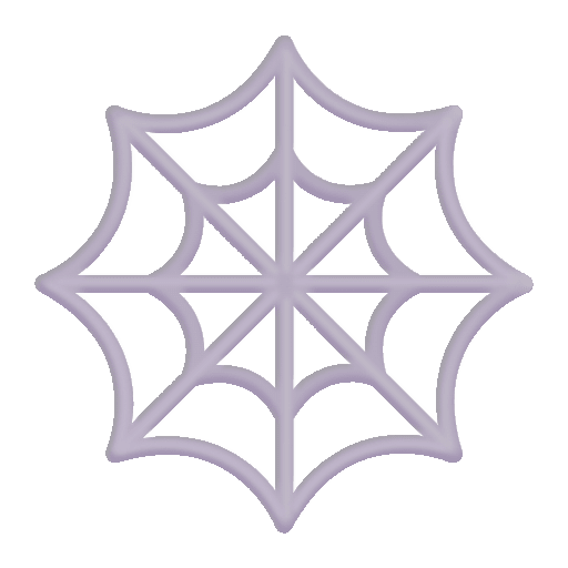 Spider Web Color Emoji from Fluent Emoji Color Set