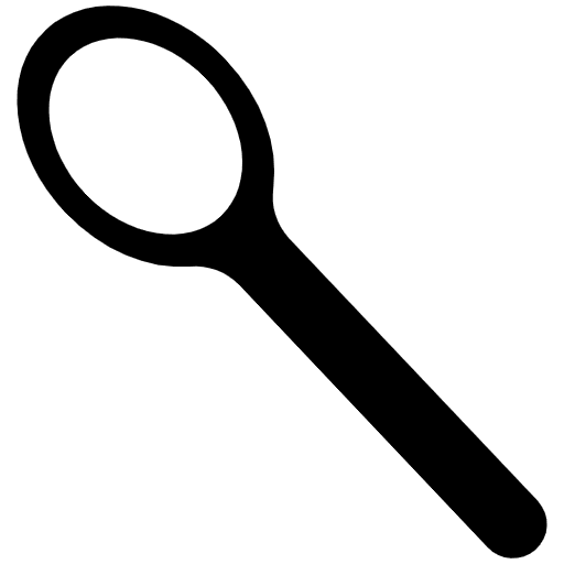 Spoon High Contrast Element from Fluent Emoji High Contrast Set