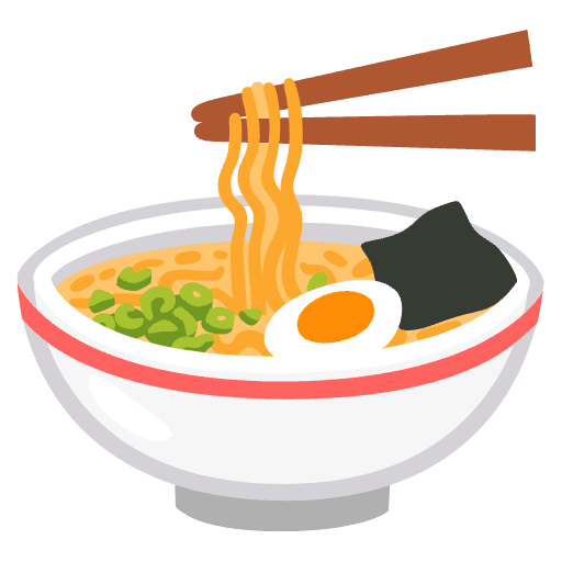 Steaming Bowl Element from Noto Emojis Set