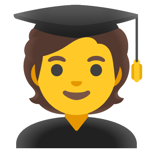 Student Emoji from Noto Emojis Set
