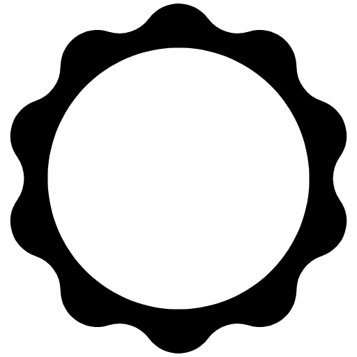 Sun High Contrast Emoji from Fluent Emoji High Contrast Set