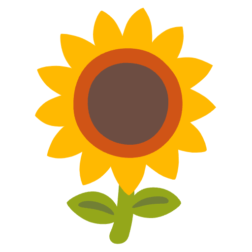 Sunflower Emoji from Noto Emojis Set