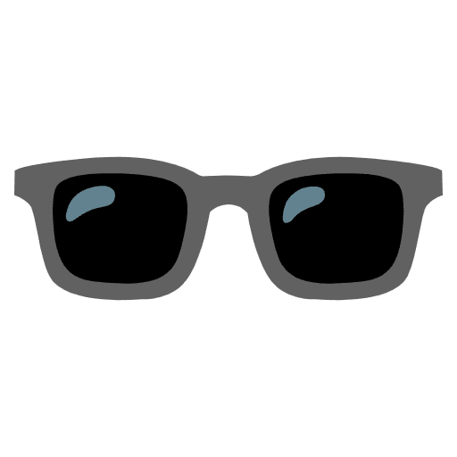 Sunglasses Emoji from Noto Emoji Set