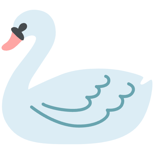 Swan Element from Noto Emojis Set