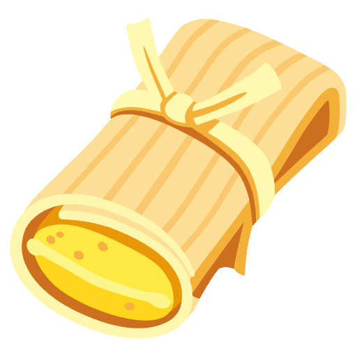 Tamale Element from Noto Emojis Set