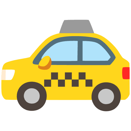 Taxi Element from Noto Emojis Set