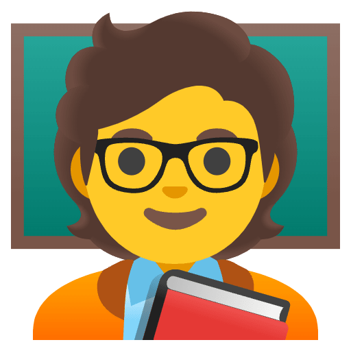 Teacher Emoji from Noto Emoji Set
