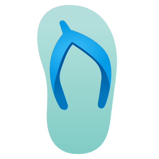 Thong Sandal Emoji from Noto Emojis Set