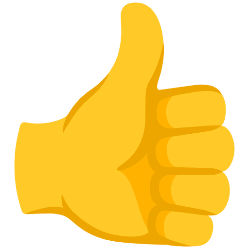 Thumbs Up Emoji from Noto Emojis Set