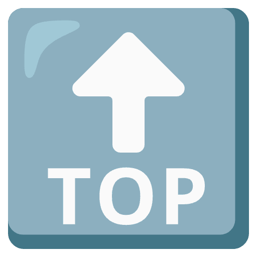 Top Arrow Emoji from Noto Emojis Set