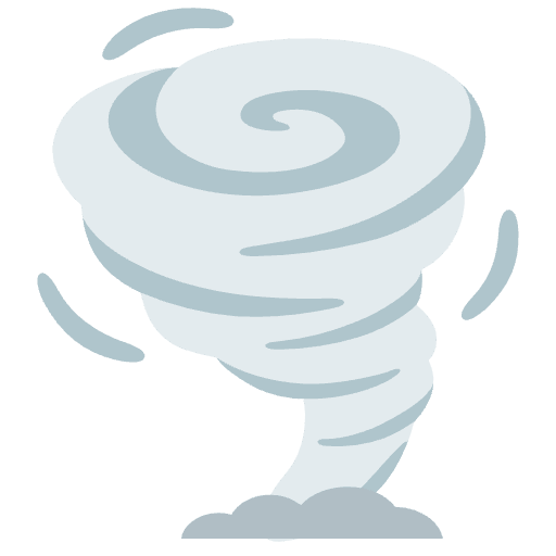 Tornado Emoji from Noto Emojis Set