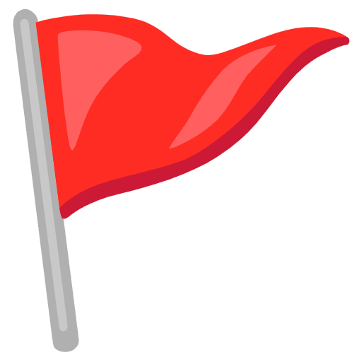 Triangular Flag Emoji from Noto Emojis Set